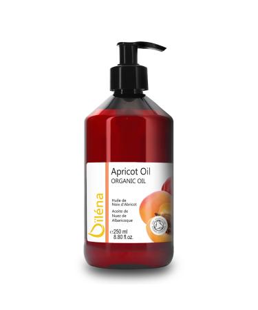 O l na Organic Apricot Kernel Oil Cold Pressed Massage Oil Organic Cleansing Oil Vegetable Oil Moisturizing Face Body Hair 250ml