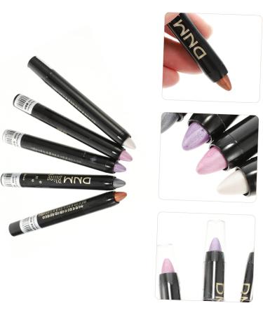 Beavorty 5pcs Pearlescent Eyeshadow Pencil Shimmer Eyeshadow Long- Lasting Eye Shadow Pen Eyeshadow Crayons - Buy Online on GoSupps.com