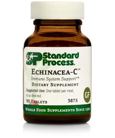 Standard Process Echinacea-C - Whole Food Blood and Immune Support with Vitamin C Echinacea Purpurea and Buckwheat - 90 Tablets - Buy Online on GoSupps.com