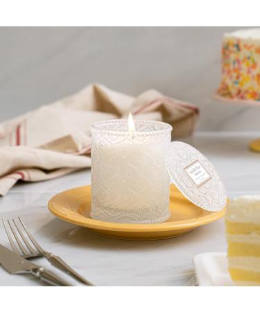 La Jolie Muse Vanilla Cake Scented Candle 8 oz - 55 Hour Burn Time - Luxury Natural Soy Wax Candle for Home - Buy Online on GoSupps.com