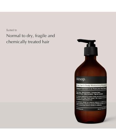 Rose Hair & Scalp Moisturising Masque - 500ml | Nourishing Hair Care for All Hair Types | Hydrating Treatment for Dry Scalp & Hair - Buy Online on GoSupps.com