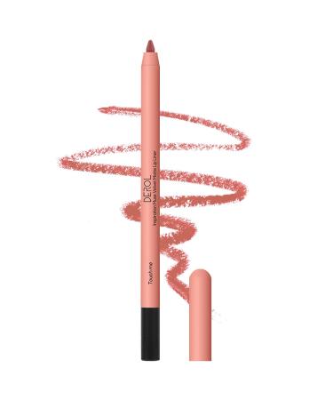 Lip Liner Pencil  Long Lasting Waterproof Creamy Lip Liner Pencil with Sharppens  Non-Fade  Non-Dry  High Pigmented  UP TO 12 HOURS  Professional Lip Makeup Matte Lip Liner Pencil for Women (01 TOUCH ME)