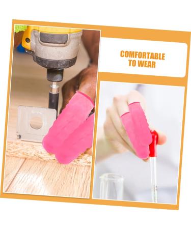 Buy SOLUSTRE 200pcs Finger Cots - Pink Finger Protectors & Fingertip Sleeves for Household Use | Durable Protection for Your Fingers - Buy Online on GoSupps.com