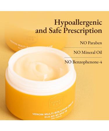 TRUE ISLAND Honey Bee Venom Multi Solution Cream | All-In-One Face Moisturizer for Sensitive Skin | Hydrating Korean Moisturizer with Bee Venom | 1.85 Fl. oz - Buy Online on GoSupps.com