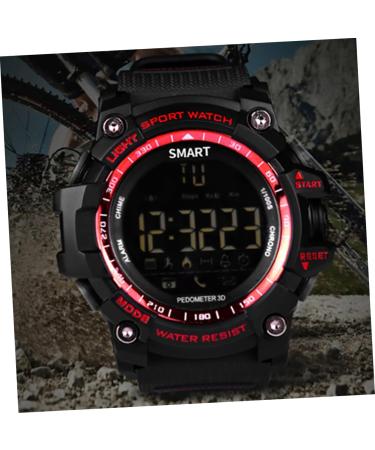 Yardwe Health Monitoring Band - Heart Rate & Sleep Tracker | Waterproof Fitness Bracelet - Medium Red - Buy Online on GoSupps.com