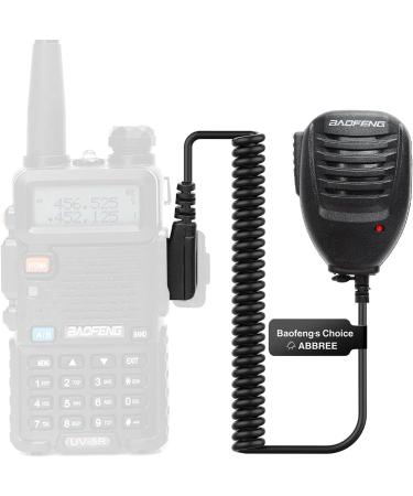BAOFENG Original UV-5R Shoulder Speaker Mic 2-Pack - Compatible with Baofeng BF-F8HP, UV-5R, UV-5R Plus, GT-3, BF-888s - Ideal for Ham Radio and Police Walkie Talkie - Black - Buy Online on GoSupps.com