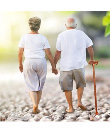 Crutches for Adults Solid Wood Crutches Non-Slip Crutches God Faucet Handle Design Ergonomic Handle Beautiful and Comfortable Walking Ai Bathing in Sunlight - Buy Online on GoSupps.com