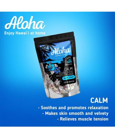Aloha Bath Soak Calm | Soothing Hawai i Ingredients for Relaxation - Enjoy the Essence of Hawai i at Home - Buy Online on GoSupps.com
