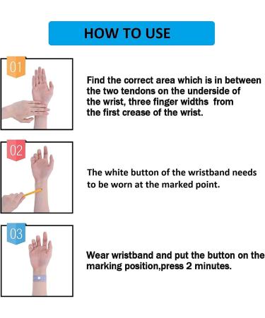 LYJEE Motion Sickness Bands for Kids - Travel & Sea Sickness Relief Wristbands - Anti-Nausea Pink & Blue 2 Pair - Buy Online on GoSupps.com