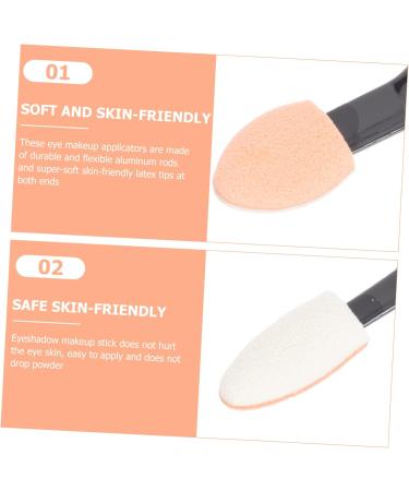 MUSISALY 30pcs Brush Head Latex Makeup Sponge Brush Makeup Brush Rod Aluminum - Buy Online on GoSupps.com