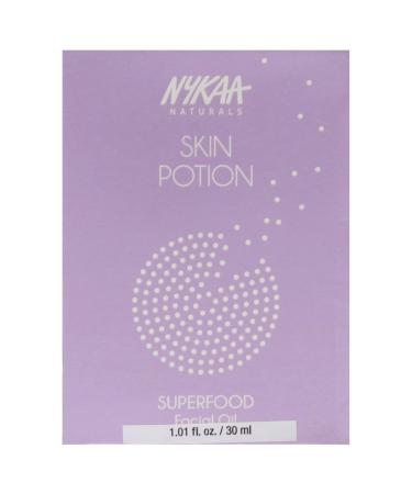 Nykaa Naturals Skin Potion Superfoods Facial Oil - Hydrating & Fortifying Face Oil for Dry Skin - Clear Clogged Pores - 1 oz International Shipping - Buy Online on GoSupps.com