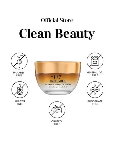 417 Dead Sea Cosmetics Time Control Night Recovery Cream | Anti-Aging Face Moisturizer for Wrinkle Recovery Shop Internationally - Buy Online on GoSupps.com
