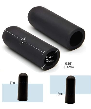 Povihome Black Finger Protectors - Pack of 10 Moisturizing Finger Cots for Cracked Fingers - Elastic Thumb and Finger Covers for Pain Relief - Buy Online on GoSupps.com