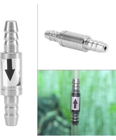 Nikou Stainless Steel One-Way Ratio Valve | Anti-Backlog Non-Return Valve for Aquarium CO2 Systems | Compatible with 4/6mm Hoses - Buy Online on GoSupps.com