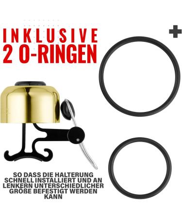 Pro Bike Tool Bicycle Bells - Clear Ringtone for Adults & Kids - Perfect for Street Mountain Beach Cruiser Bicycles - Premium Brass Bicycle Accessories - Buy Online on GoSupps.com