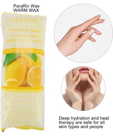 Peach Lemon Scented Paraffin Wax Refills 453g for Beauty Hand and Feet SPA Bath - Moisturizing and Skin-Safe - Buy Online on GoSupps.com