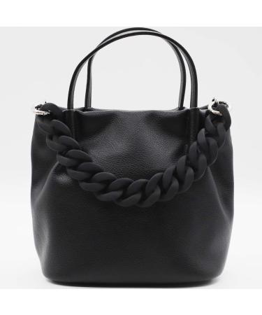 AUMEY Large Flat Chain Strap - Acrylic Chain Luxury Handbag Strap Fashionable Replacement Purse Clutches Handles for Purse Handbags DIY Crafts  15.7 inch of Each  (02- Black) - Buy Online on GoSupps.com