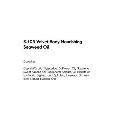Raya Velvet Body Nourishing Seaweed Oil 16 oz - Hydrating Body Treatment with Natural French Seaweed Vitamins & Minerals | International Shipping Available - Buy Online on GoSupps.com