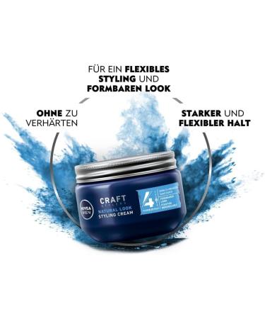 Nivea Men Styling Cream (1x150ml) pack of 1 Hair Cream for Malleable Hold without Hardening Flexible Hair Gel for a Natural Look Parent - Buy Online on GoSupps.com