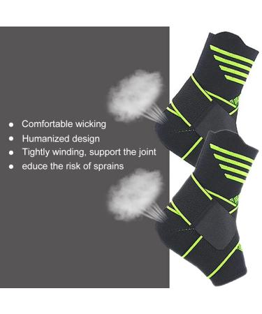 Supportive Adjustable Ankle Brace - Breathable Compression Sleeve for Sports Basketball & Boxing - Ideal for Sprains - Buy Online on GoSupps.com