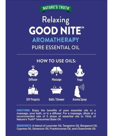 Nature's Truth Good Nite Aromatherapy Essential Oil Blend (Pack of 4) - Buy Online on GoSupps.com