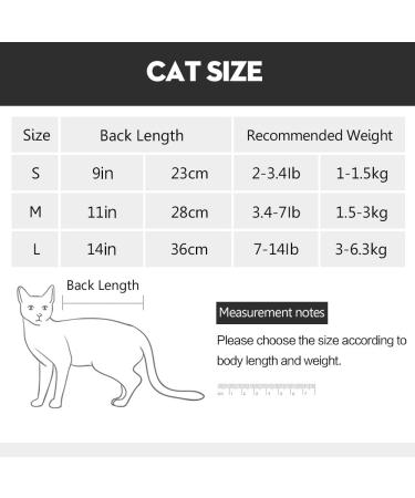 Dotoner Cat Recovery Suit - Surgical Shirt for Wounds Comfortable Alternative to Cone - Soft Indoor Pet Clothing (Gray M) - Buy Online on GoSupps.com