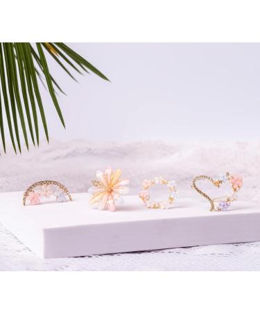 BREENHILL Handmade Flower Hair Clips - Colorful Hair Barrettes for Women and Girls | Hair Accessories and Jewelry - Buy Online on GoSupps.com