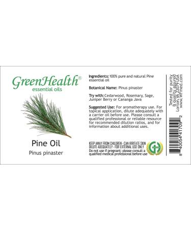 Pine Scotch Essential Oil 4 fl oz (118 ml) Glass Bottle w/Cap 100% Pure Essential Oil GreenHealth - Buy Online on GoSupps.com