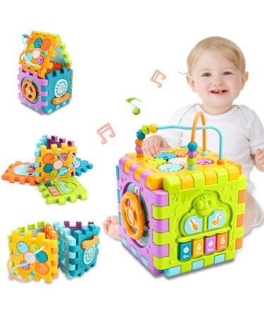 Nicknack motor cubes baby toys 1 year 6 in 1 activity cube toys for toddlers activity center cub - Buy Online on GoSupps.com