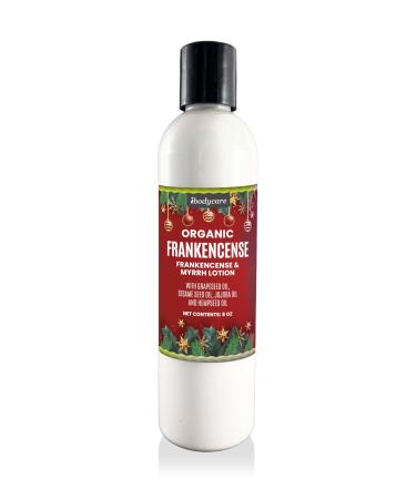 Frankincense and Myrrh Organic Hand Body and Massage Lotion Holiday Christmas Gifts Holiday Hand Cream Christmas Gifts for Coworkers Stocking Stuffer Self Care Massage and Sp 1