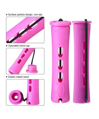 60pcs 0.75 Inch Purple Perm Rods Set for Natural Hair - Non-Slip Hair Rollers for Women - Hair Curlers DIY Hairdressing Tools - Buy Online on GoSupps.com
