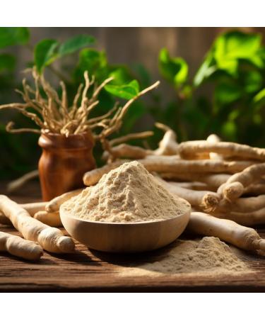 Organic Ashwagandha Powder by Nutritionn - 150 Grams - 100% Pure Natural Premium Whole Food Supplement - Anti-Anxiety & Stress Relief - Buy Online on GoSupps.com