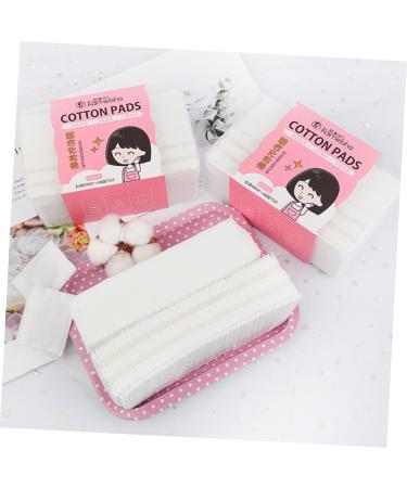 FRCOLOR Makeup 1 face Cleansing Cotton Pads for face Round Cotton Pads Disposable Makeup Pads First aid Makeup Removing Makeup Tool Beauty Accessories Facial Puff Wet Wipes White 5.8X5.3CM - Buy Online on GoSupps.com