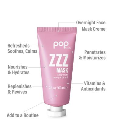 Buy POPBEAUTY ZZZ Mask - Rehydrating Face Mask with Niacinamide & Ceramides | Revive & Replenish Skin - 2 Fl Oz | International Shipping Available - Buy Online on GoSupps.com