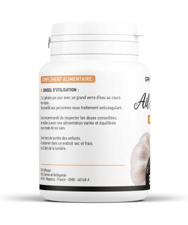 Garlic Bulb Organic - 280 mg - 100 Vegetable Capsules - Buy Online on GoSupps.com