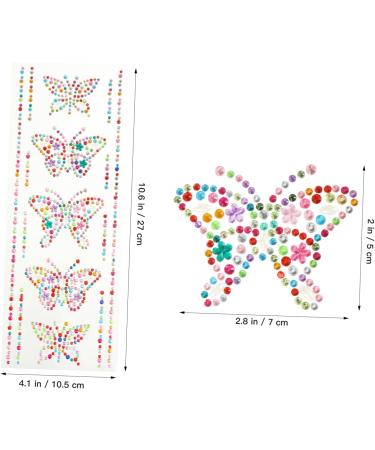 minkissy 16 Sets Butterfly Rhinestone Stickers DIY Bling Jewel Stickers Notebook Stickers Scrapbook Stickers Crystal Stickers Car Trim Butterflies Stickers 3D Pattern Sticker Acrylic Manual - Buy Online on GoSupps.com