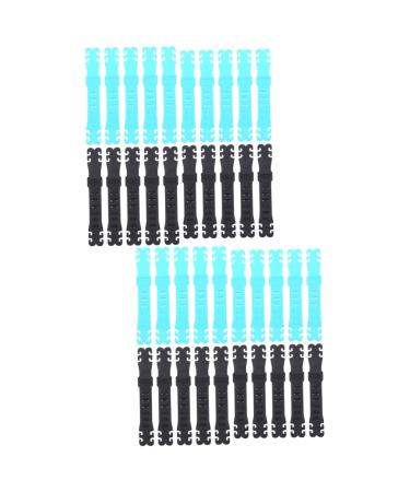 Gatuida 40 STK Mask for falling Face mask for earrings hook face-like mask holder accessories for earreme mask ear rope buckle sport connect extension buckles