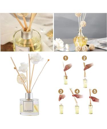 Jackfru 100 Pcs Reed Diffuser Sticks | 3mm x 30cm Rattan Peddigrohr for Room Fragrance - Ideal Replacement for Home & International Shipping - Buy Online on GoSupps.com