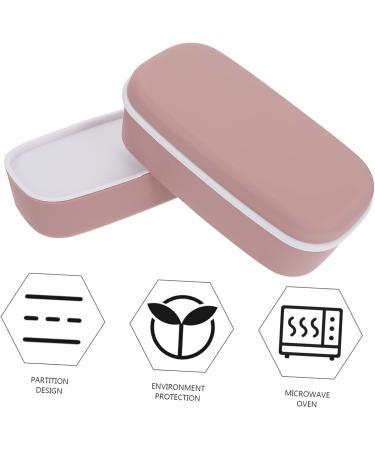 Alipis 1 Set Double Layer and Double Layer Lunchbox School Picnic Container Child Crisper Refrigerator 3WK736MJA6VGSS35GT16QB9P Pink 15.5X8.5CM - Buy Online on GoSupps.com