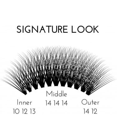 Individual Cluster Lashes Night Out D curl 12mm Medium Faux Mink Full Volume EyeEnvy Express Lash Extensions - Buy Online on GoSupps.com