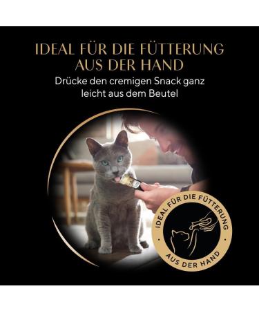 SHEBA Bag Creamy Snacks with Chicken - Premium Cat Treats (11 x 4 x 12g) | International Shipping Available - Buy Online on GoSupps.com