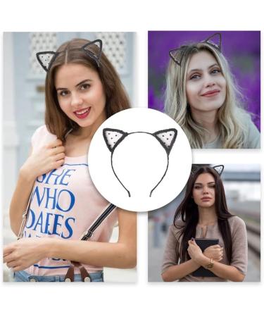 YUEXINYAN Cat Ears Hair Hoop Party Role Playing Cat Ears Headband Hair Band for Cosplay Fancy Dress Dance Recitals Halloween Party - Buy Online on GoSupps.com