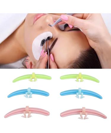 Sonew Eyelash Separator Tool Eyelash Separator Silicone Pads Reusable 3 Colors Lash Extension Assisted Tool for Eyelashes Lifting - Buy Online on GoSupps.com