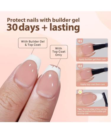 TQUXNGA Natural and Stylish French Manicure Nail Tips with Different Sizes Nail Art Tools and Accessories YS09 - Buy Online on GoSupps.com