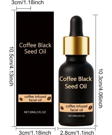 QPJUVC Facial oil 30 ml coffee and black cumin oil for the skin light antiaging facial oil to reduce wrinkles and fine lines moisturizing care 4 - Buy Online on GoSupps.com