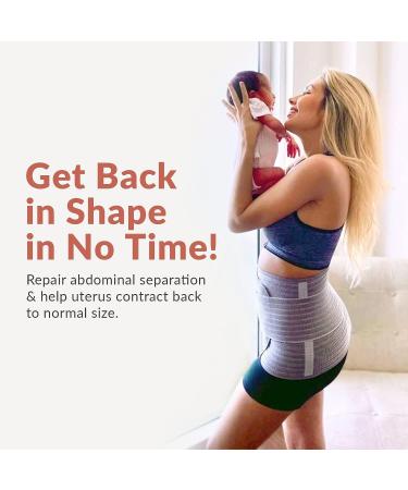 Mamaway Bamboo Postpartum Belly Band - C-Section Recovery & Abdominal Support (S/M) - Buy Online on GoSupps.com