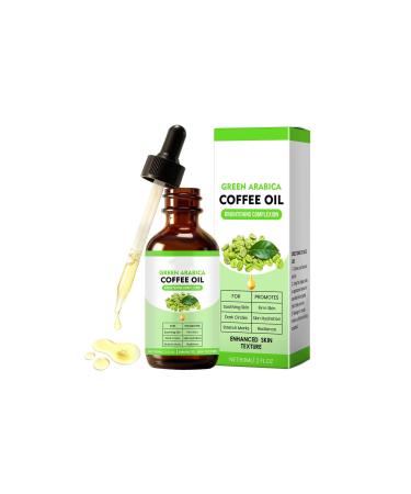 Huile de caf vert - Huile visage claircissante 100% naturelle illumine le teint att nue les cernes unifie le teint 60 ml