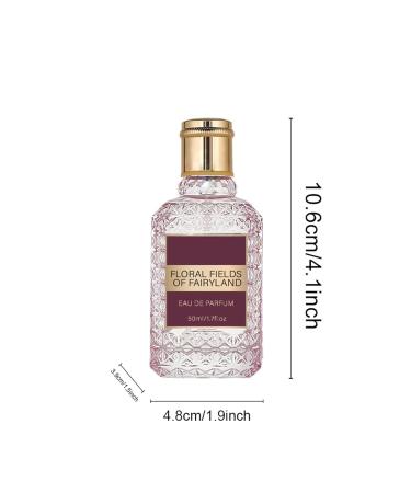 Woman Perfume Natural Eau de Toilette Sensual Hypoallergenic Eau De Parfum Captivating Face Mist Suitable for Day or Night Perfume Gift for Women 4.8x4x10.6cm White - Buy Online on GoSupps.com
