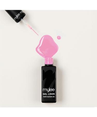 Mylee Liner Gel Nail Polish 7ml Candy Girl | Built-In Nail Art Brush | UV/LED Soak-Off Manicure Pedicure | Long Lasting & Easy Application | MGL0023 - Buy Online on GoSupps.com