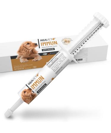 ReaVET Immune Defense Paste Dogs 30 ML - Immune Booster Dog Strengthens The Immune System, The Defenses of The Puppy and The Dog, Vitality and Immune Strength